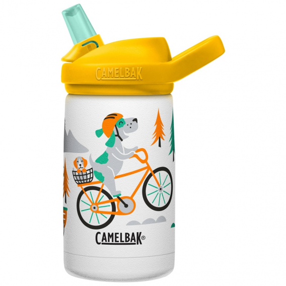 Obrázok pre CamelBak eddy+ Kids SST Vakuová termoizolační láhev 350 ml, Cyklistické psy