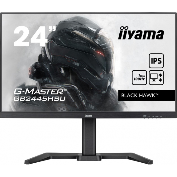 Obrázok pre iiyama G-MASTER GB2445HSU-B1 počítačový monitor 61 cm (24") 1920 x 1080 px Full HD LED Černá