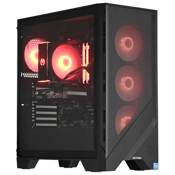 Obrázok pre Actina 5901443346999 PC AMD Ryzen™ 5 7600 32 GB DDR5-SDRAM 1 TB SSD NVIDIA GeForce RTX 4070 SUPER Midi Tower Černá