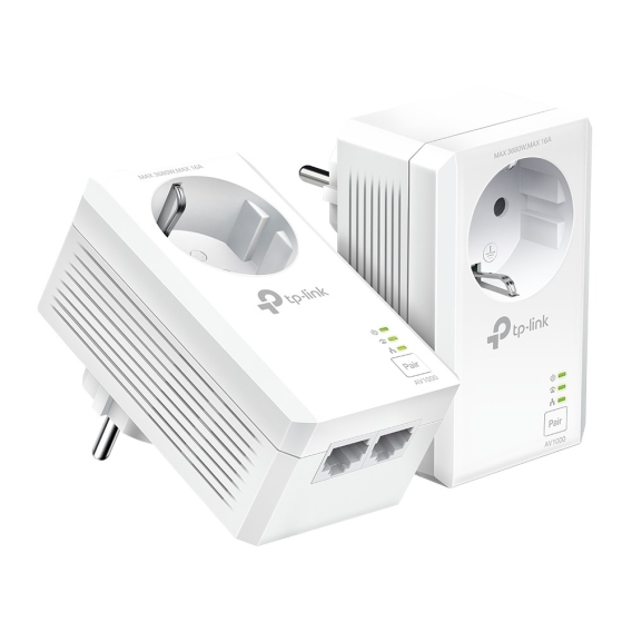 Obrázok pre TP-Link TL-PA7027P KIT síťový adaptér Powerline 1000 Mbit/s Připojení na síť Ethernet Bílá 2 kusů