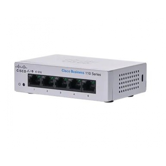 Obrázok pre Cisco CBS110 Nespravované L2 Gigabit Ethernet (10/100/1000) 1U Šedá