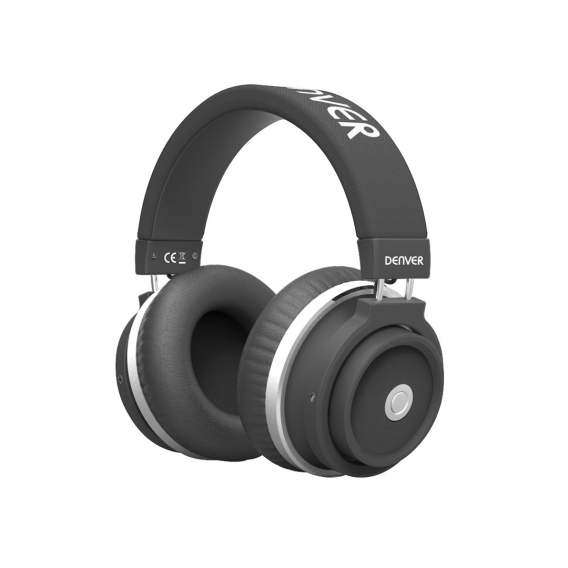 Obrázok pre Denver BTH-250 BLACK Sluchátka s mikrofonem Bezdrátový Přes hlavu Hovory/hudba Bluetooth Černá