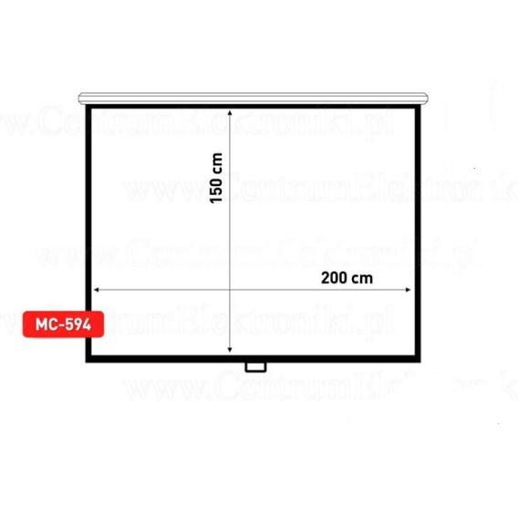 Obrázok pre Maclean MC-594 projekční plátno 2,54 m (100") 3:4