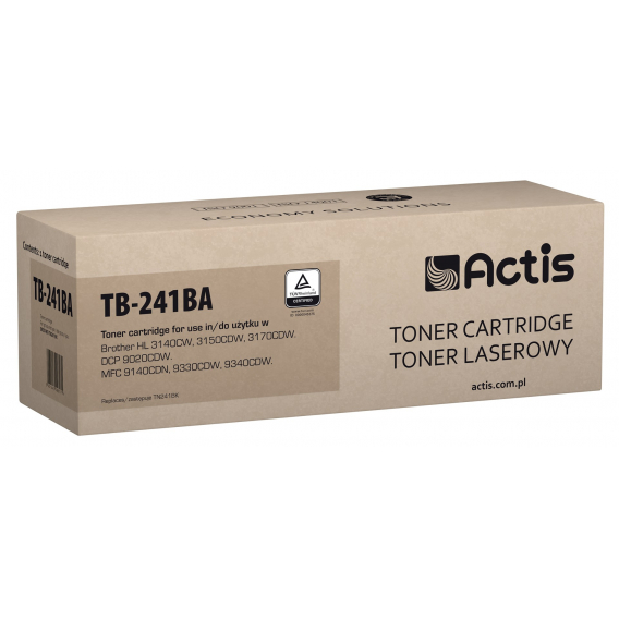 Obrázok pre Actis Tonerová kazeta TB-241BA (náhradní Brother TN-241BK; Supreme; 2200 stran; černá)