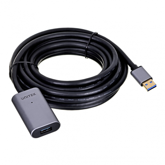 Obrázok pre UNITEK Y-3004 USB kabel 5 m USB 3.2 Gen 1 (3.1 Gen 1) USB A Šedá