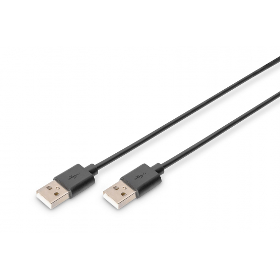 Obrázok pre Digitus AK-300100-018-S USB kabel 1,8 m USB 2.0 USB A Černá