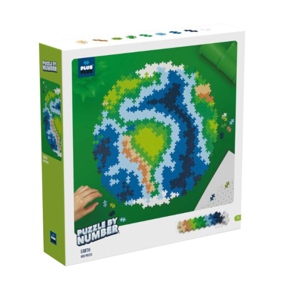 Obrázok pre Plus-Plus Earth Kostkové puzzle 800 kusů Klasický