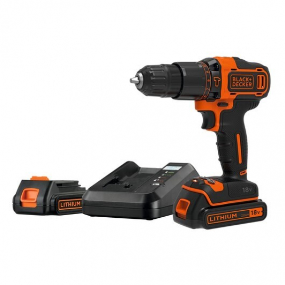 Obrázok pre Black & Decker BDCHD18K1B2-QW vrtačka 1400 ot/min