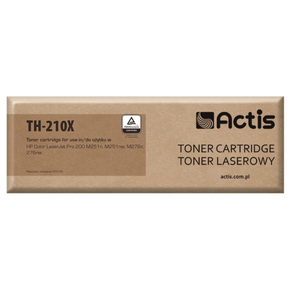 Obrázok pre Actis Tonerová kazeta TH-210X (náhrada za HP 131X CF210X, Canon CRG-731BH; standardní; 2400 stran; černá)