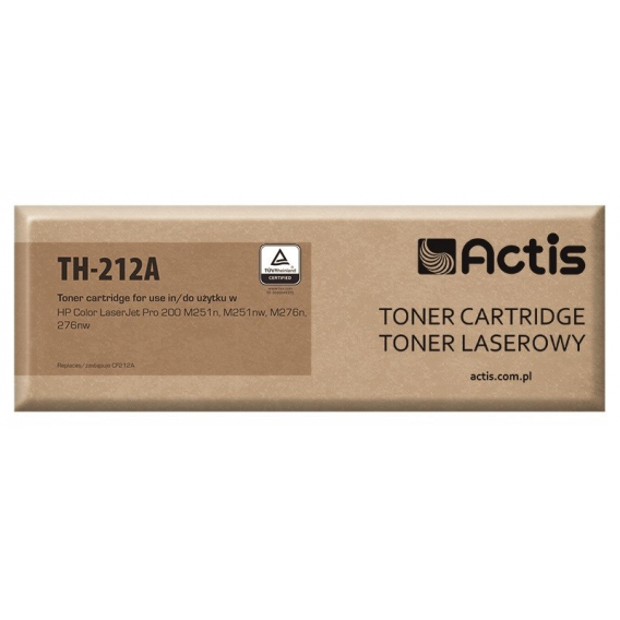 Obrázok pre Actis Tonerová kazeta TH-212A (náhrada za HP 131A CF212A, Canon CRG-731Y; standardní; 1800 stran; žlutá)