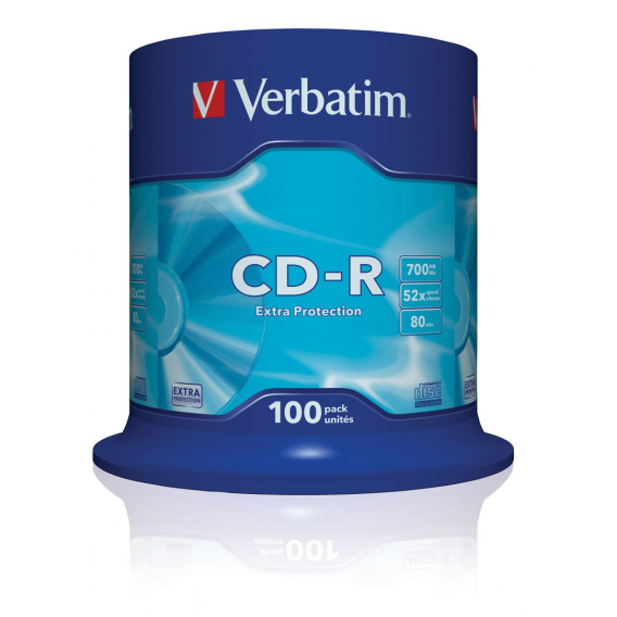 Obrázok pre Verbatim CD-R Extra Protection 700 MB 100 kusů