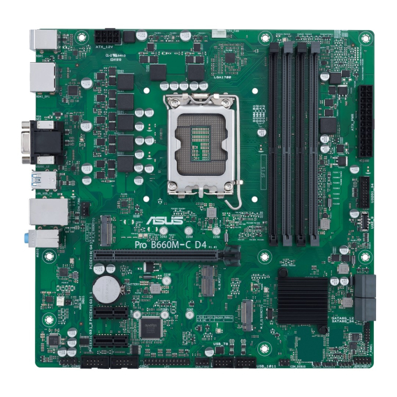 Obrázok pre ASUS PRO B660M-C D4-CSM Intel B660 LGA 1700 Micro ATX