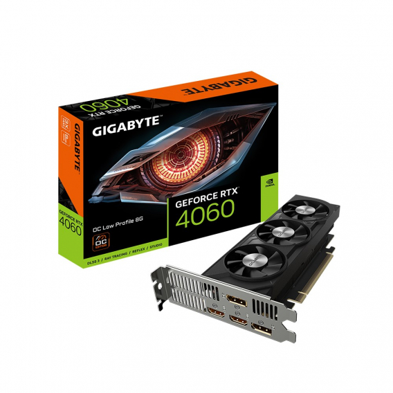 Obrázok pre Gigabyte GeForce RTX 4060 OC Low Profile 8G NVIDIA GeForce RTX­ 4060 8 GB GDDR6