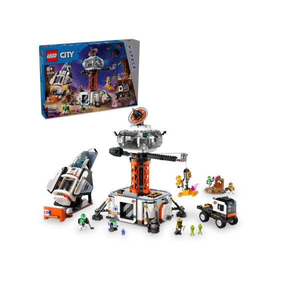 Obrázok pre LEGO CITY 60434 VESMÍRNÁ ZÁKLADNA A ODPALOVACÍ RAMPA PRO RAKETY