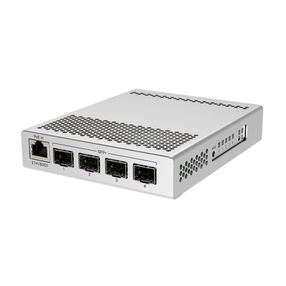 Obrázok pre Mikrotik CRS305-1G-4S+IN síťový přepínač Řízený Gigabit Ethernet (10/100/1000) Podpora napájení po Ethernetu (PoE) Bílá