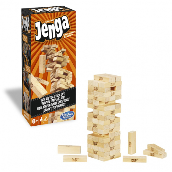 Obrázok pre Hasbro Gaming Classic Jenga Stolní hra Jemná motorika (obratnost)