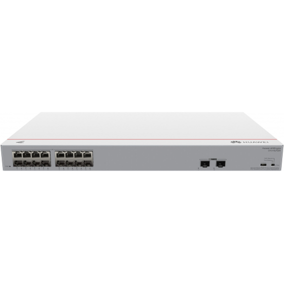 Obrázok pre Huawei CloudEngine S110-16LP2SR Gigabit Ethernet (10/100/1000) Podpora napájení po Ethernetu (PoE) 1U Šedá