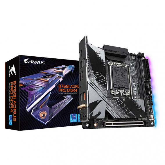 Obrázok pre GIGABYTE B760I AORUS PRO DDR4 základní deska Intel B760 Express LGA 1700 Mini ITX