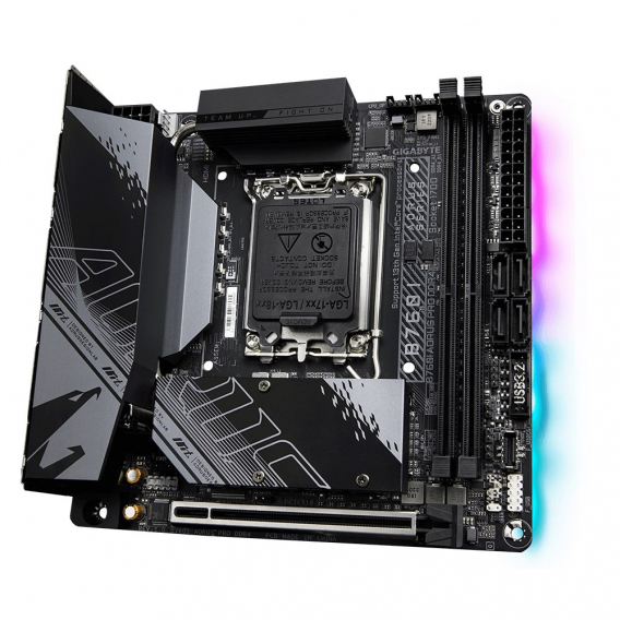 Obrázok pre GIGABYTE B760I AORUS PRO DDR4 základní deska Intel B760 Express LGA 1700 Mini ITX