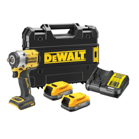 Obrázok pre DEWALT.KLUCZ UDAROWY 1/2" 18V DCF921E2T 406Nm 2x1,7Ah POWERSTACK