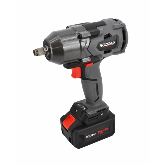 Obrázok pre HOOZAR IMPACT WRENCH 1/2" 18V 1x4.0Ah 600 Nm IW20BL