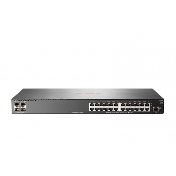 Obrázok pre HPE Aruba 2930F 24G 4SFP+ Řízený L3 Gigabit Ethernet (10/100/1000) 1U
