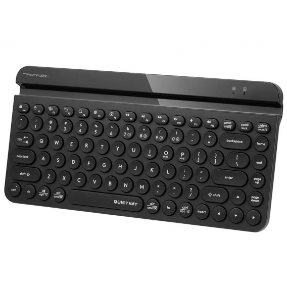 Obrázok pre Bezdrátová klávesnice A4tech FSTYLER FBK30 Black 2.4GHz+BT (Silent) A4TKLA47123