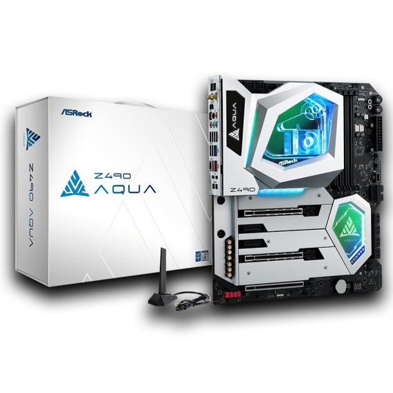 Obrázok pre Asrock Z490 Aqua Intel Z490 Rozšířený ATX