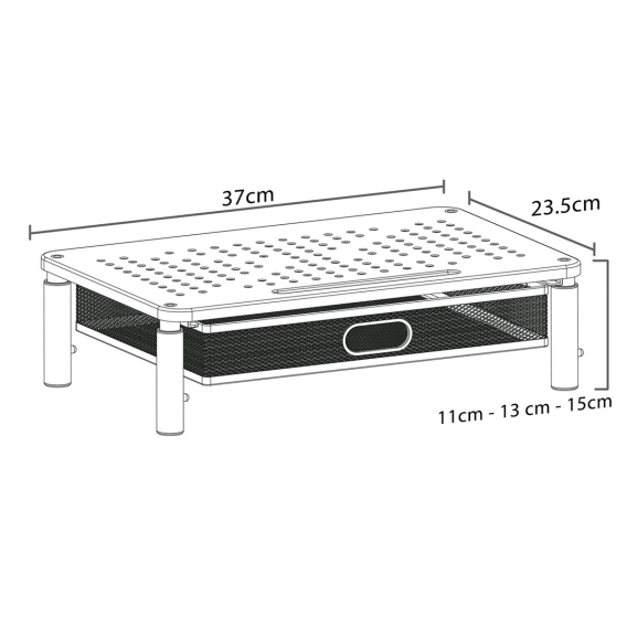 Obrázok pre Stojan na monitor / notebook Maclean, 13-32", MC-947