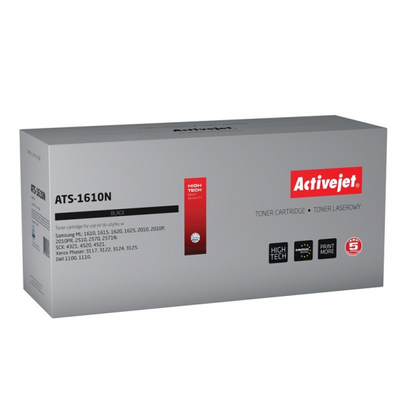 Obrázok pre Activejet Toner ATS-1610N (zamiennik Samsung ML-2010D3 / 2010D3, Xerox 106R01159, Dell J9833; Supreme; 3000 stron; czarny)