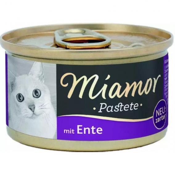 Obrázok pre MIAMOR Meat pâté with duck - pamlsek pro kočky - 85g