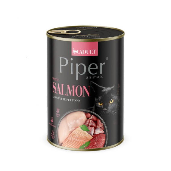 Obrázok pre PIPER Animals with salmon - mokré krmivo pro kočky - 400g