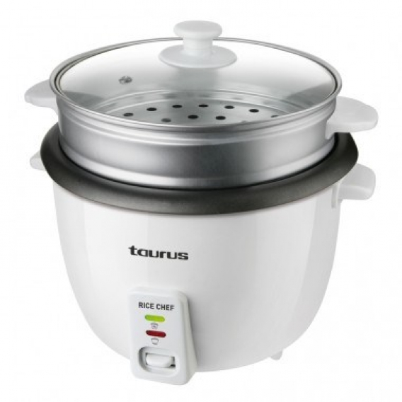 Obrázok pre Taurus RICE CHEF vařič na rýži 1,8 l 700 W Šedá, Bílá