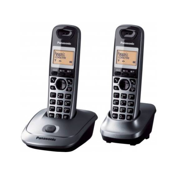 Obrázok pre Panasonic KX-TG2512 DECT telefon Šedá Identifikace volajícího