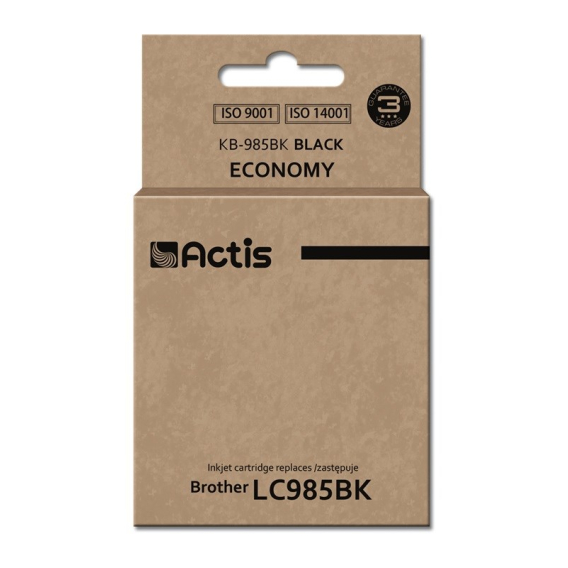 Obrázok pre Actis KB-985Bk (náhradní inkoust Brother LC985BK; standardní; 28 ml; černý)