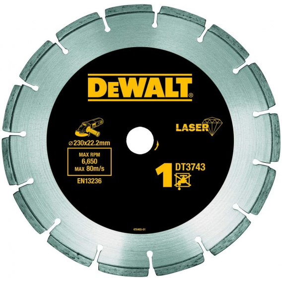 Obrázok pre DeWALT DT3743-XJ příslušenství k úhlovým bruskám Řezací disk