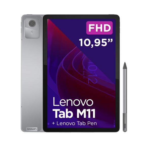 Obrázok pre Lenovo Tab M11 Mediatek 128 GB 27,9 cm (11") 4 GB Wi-Fi 5 (802.11ac) Android 13 Šedá