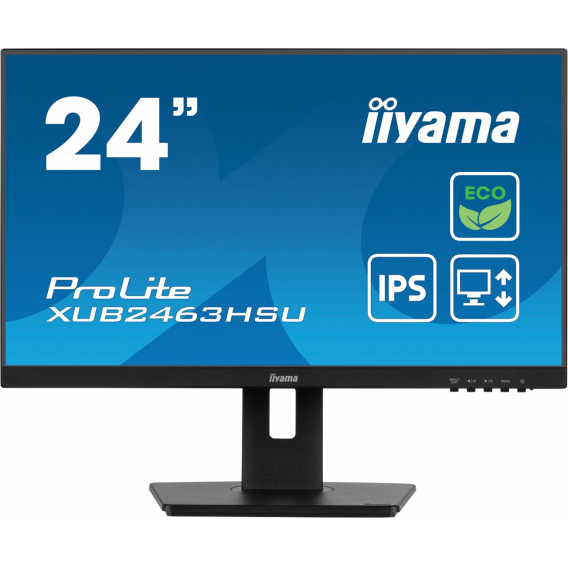 Obrázok pre iiyama ProLite XUB2463HSU-B1 počítačový monitor 61 cm (24") 1920 x 1080 px Full HD LED Černá