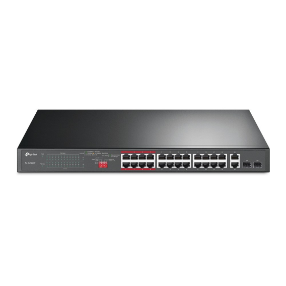 Obrázok pre TP-Link TL-SL1226P síťový přepínač Nespravované Gigabit Ethernet (10/100/1000) Podpora napájení po Ethernetu (PoE) 1U Šedá
