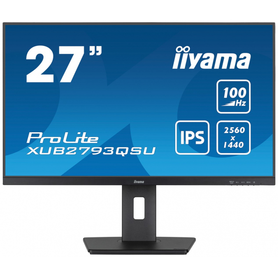 Obrázok pre iiyama ProLite XUB2793QSU-B6 LED display 68,6 cm (27") 2560 x 1440 px Quad HD Černá