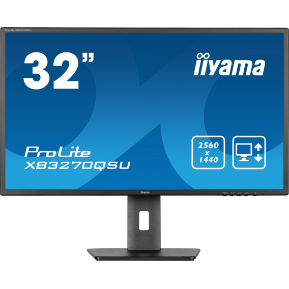 Obrázok pre iiyama ProLite XB3270QSU-B1 počítačový monitor 81,3 cm (32") 2560 x 1440 px Wide Quad HD LED Černá