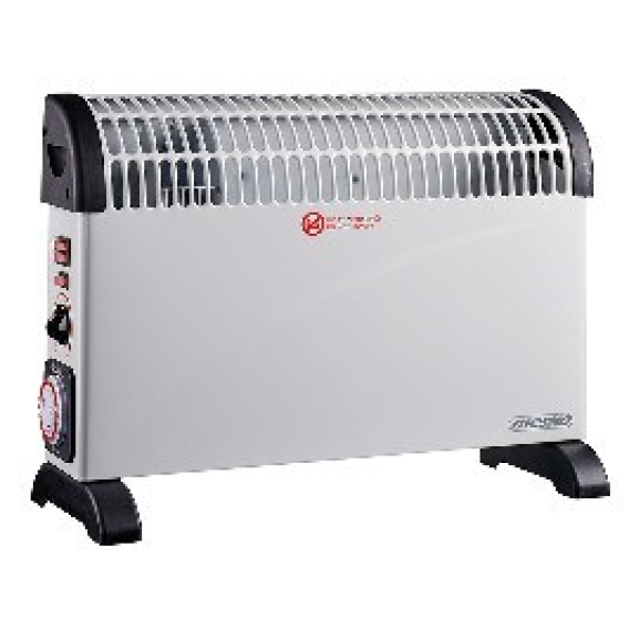 Obrázok pre Mesko | Convector Heater with Timer and Turbo Fan | MS 7741w | Convection Heater | 2000 W | Number of power levels 3 | Suitable for rooms up to  m2 | White