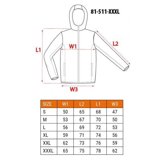 Obrázok pre NEO tools 81-511-XXXL pracovní oděv Bunda