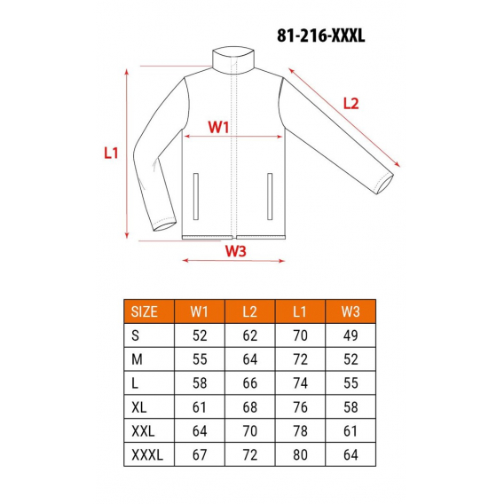 Obrázok pre NEO tools 81-216-XXXL pracovní oděv Bunda