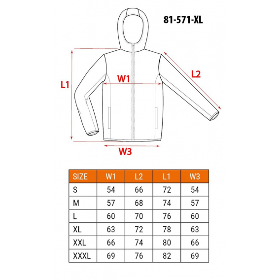 Obrázok pre NEO tools 81-571-XL pracovní oděv Bunda