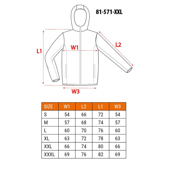 Obrázok pre NEO tools 81-571-XXL pracovní oděv Bunda