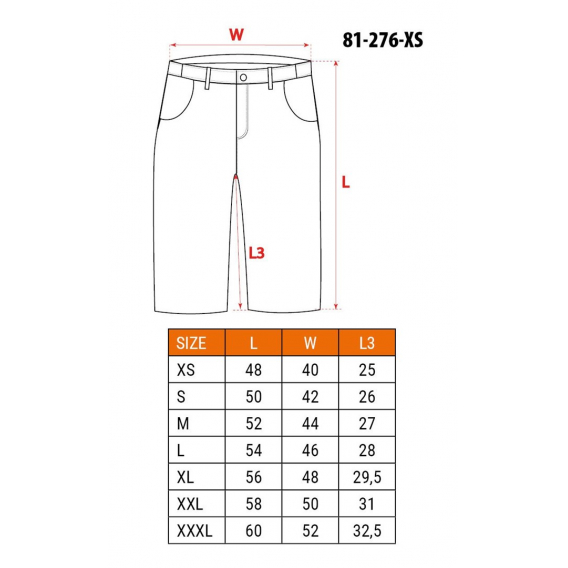 Obrázok pre NEO tools 81-276-XS ochranné kraťasy