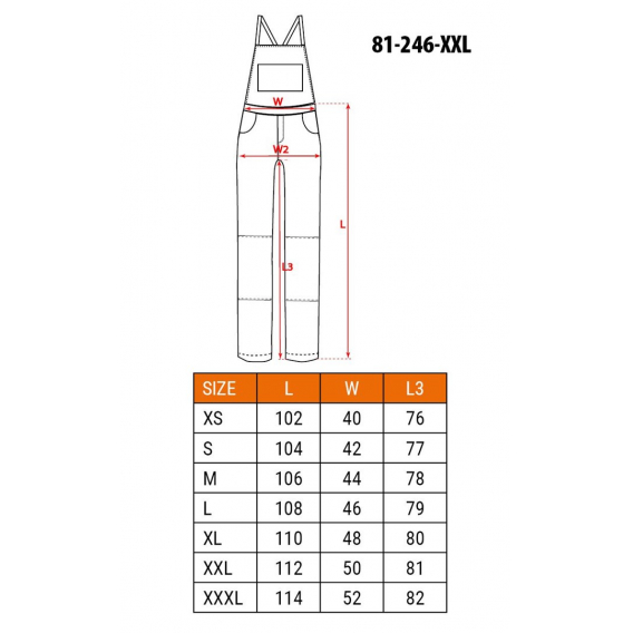 Obrázok pre NEO tools 81-246-XXL pracovní oděv