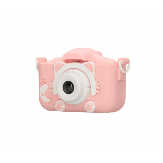Obrázok pre Extralink Digitální fotoaparát Kids Camera H27 Dual Růžový 1080P 30fps, displej 2.0"
