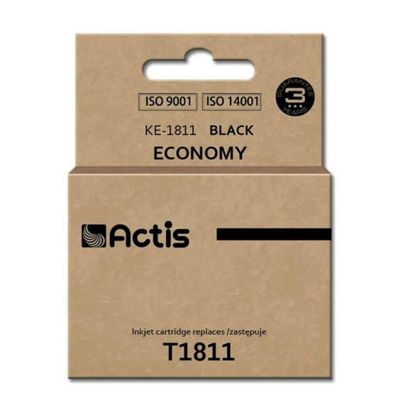 Obrázok pre Actis KE-1811 inkoust (náhrada za Epson T1811; standardní; 18 ml; černý)